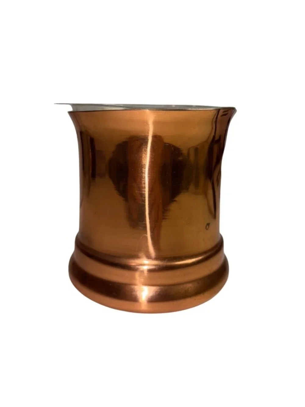 Le Saucier Copper Sauce Pot With Wooden Handle & Removable Liner Classic Design